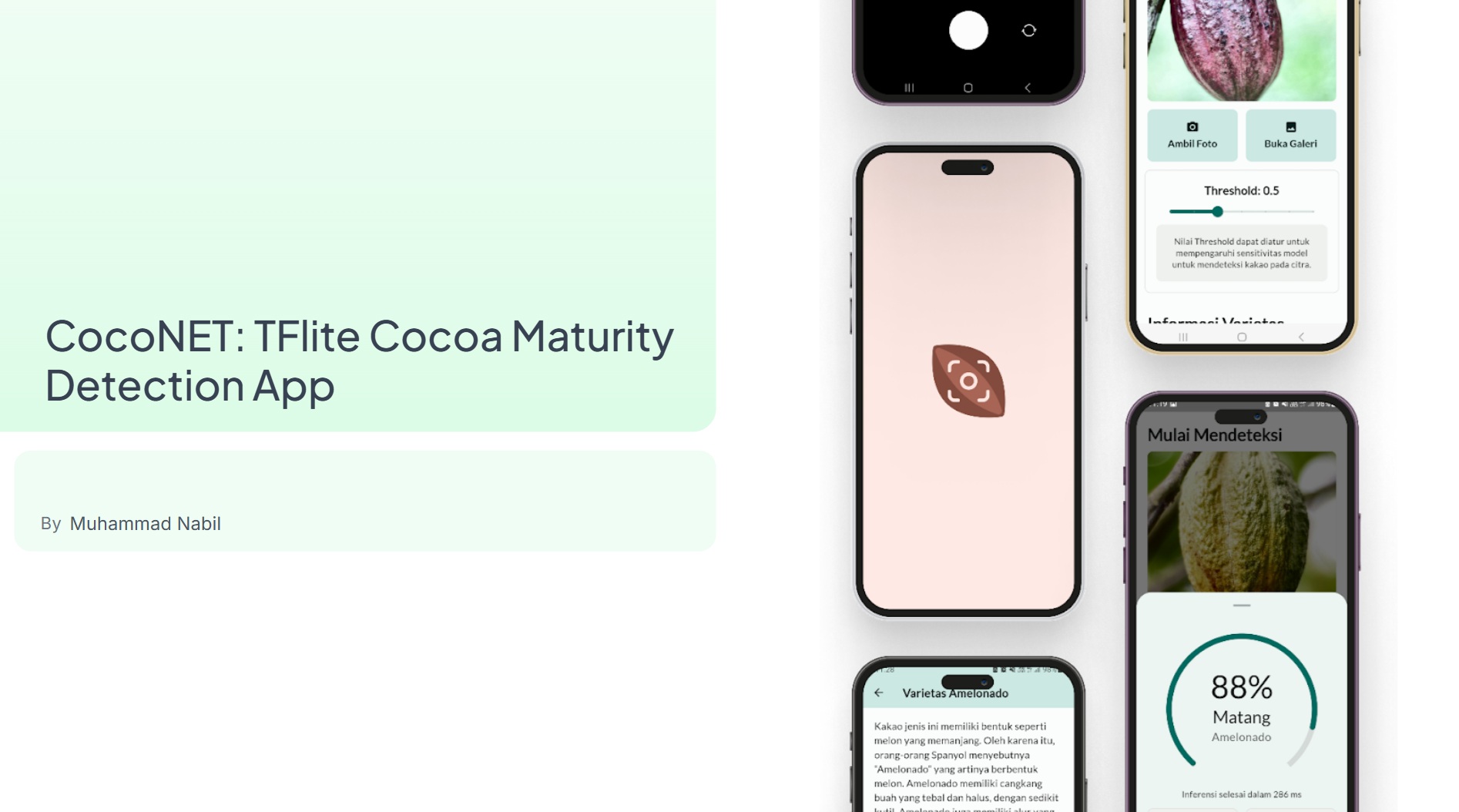 CocoNET: A TFLite Cocoa Maturity Detection App